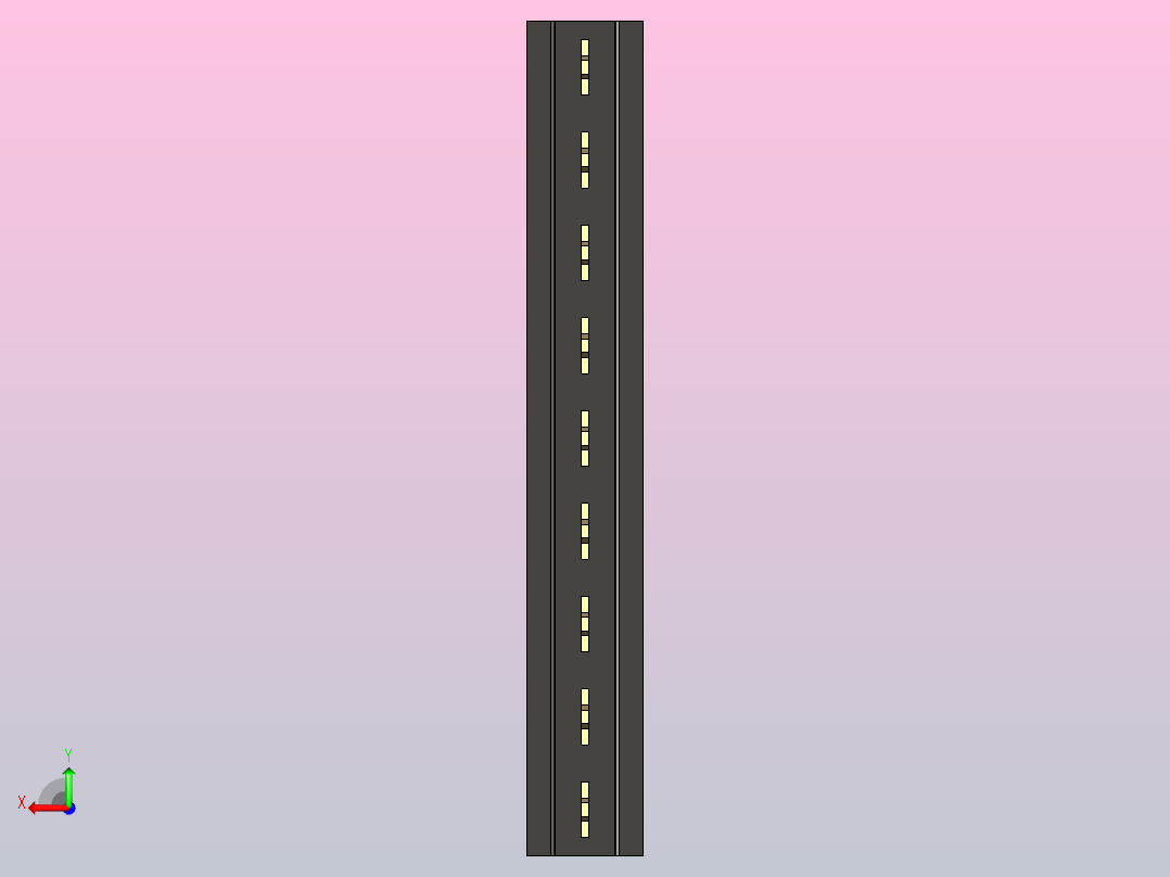 母针头Female_Header_1x9_P2.0_H4.3_straight.step后视图