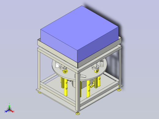 一款简易输送试验机3D图纸