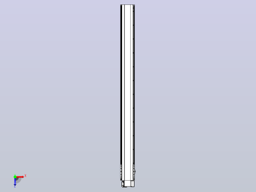 皮带直线轴半封闭可选导轨TPA-HNB-202D-140-L2200-RP-C-P75-N3俯视缩略图
