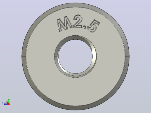 公制标准自紧螺母M2- M12右视缩略图
