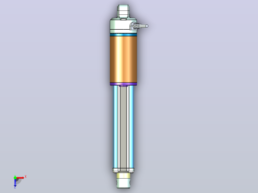 电动推杆2000N(ZJWSN-A1)[ZJWSN-A1-S150]俯视缩略图