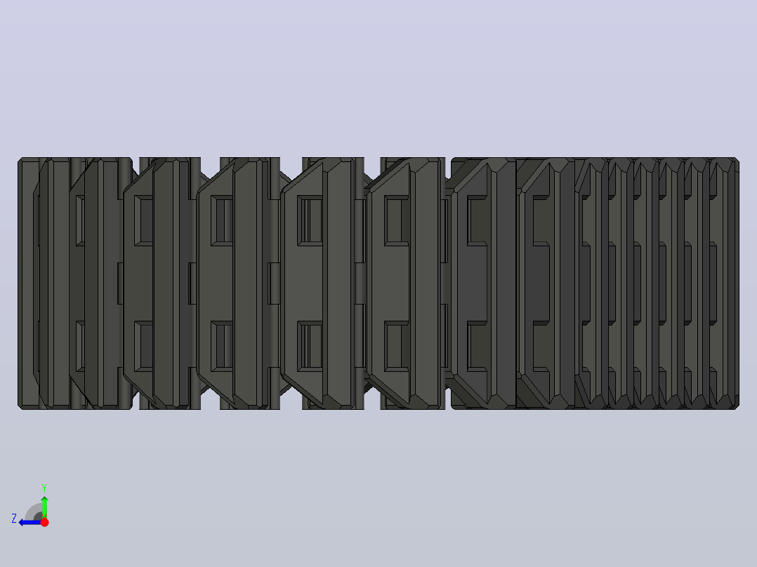 三号坦克坦克 战车 kpfw 3 ausf solidedge stp右视图