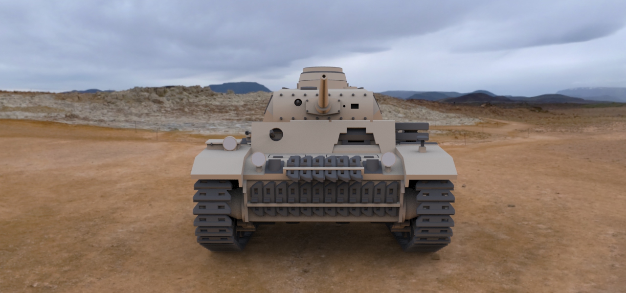 三号坦克坦克 战车 kpfw 3 ausf solidedge stp
