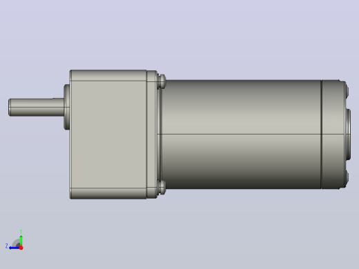 Z3D25W配3GNK型齿轮箱整机-88机壳内置右视缩略图
