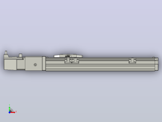 GTH4-L#-200-BC-M05-C3 GTH4内嵌式螺杆滑台 电机直连 TOYO模组滑台电缸前视缩略图
