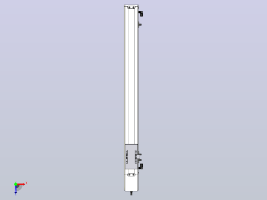 SCM6-600-BM-M10滚珠花健、支撑座、滚珠丝杠、交叉导轨、直线模组俯视缩略图
