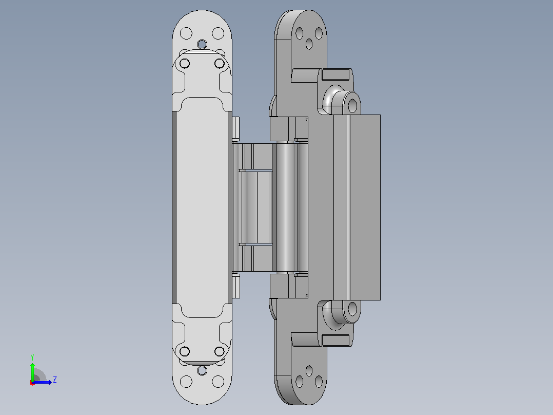 铰链左视图