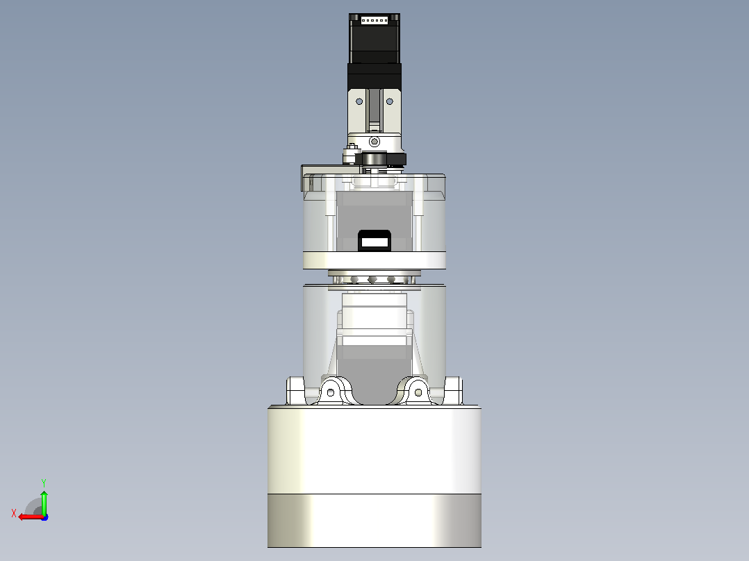 小型教学用SCARA机器人后视图
