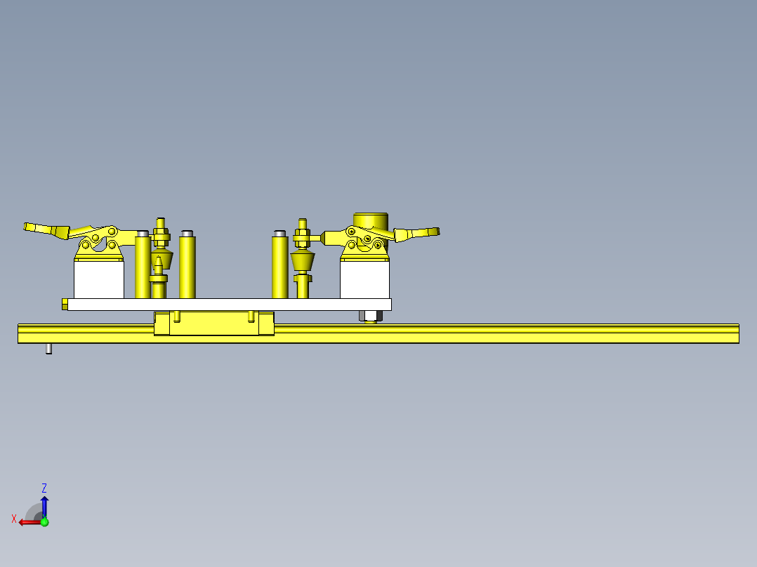 使用了摄像头的精密目测检查左视图