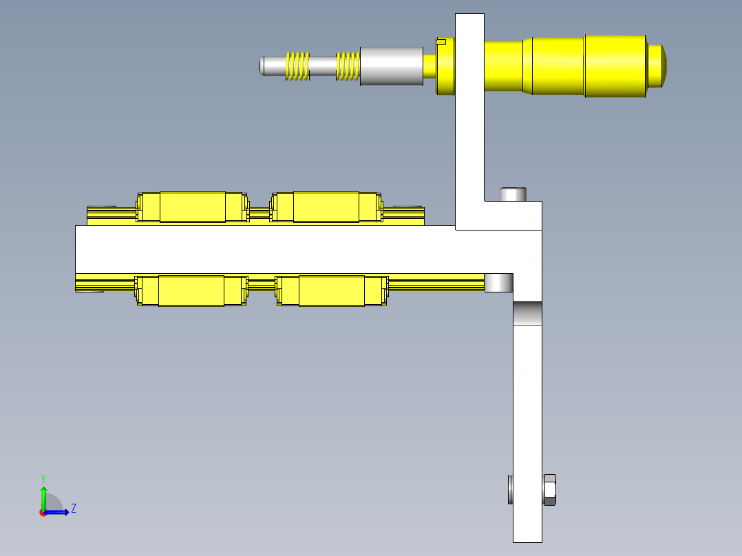 微加压磨损夹具左视图