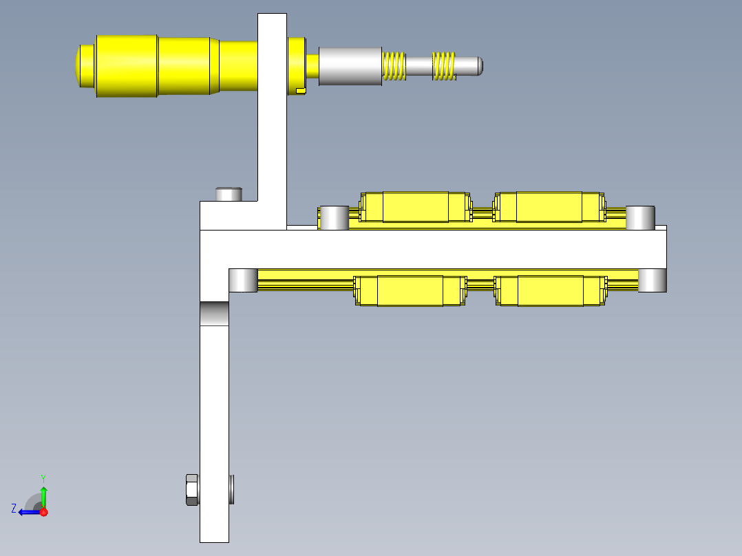 微加压磨损夹具右视图