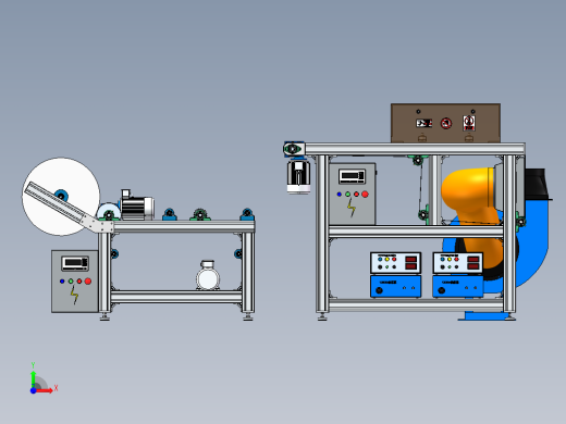 熔喷布驻极流水线sw16可编辑