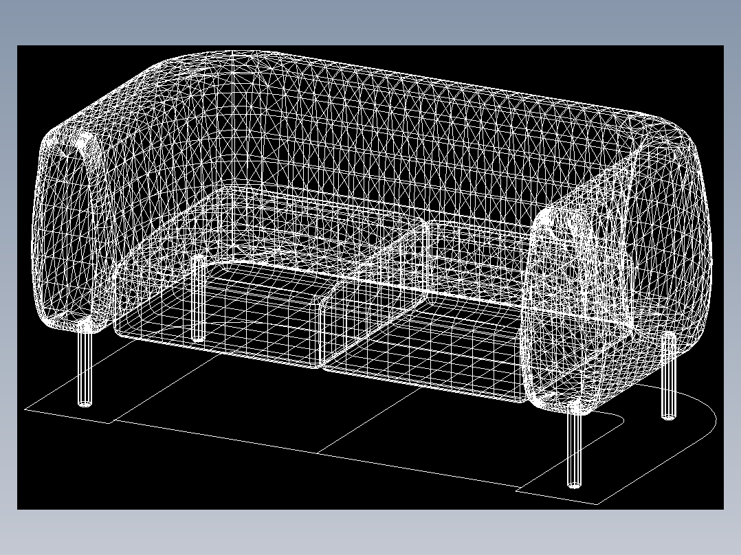 室内家具和灯具等的模型十二-K-S31-2