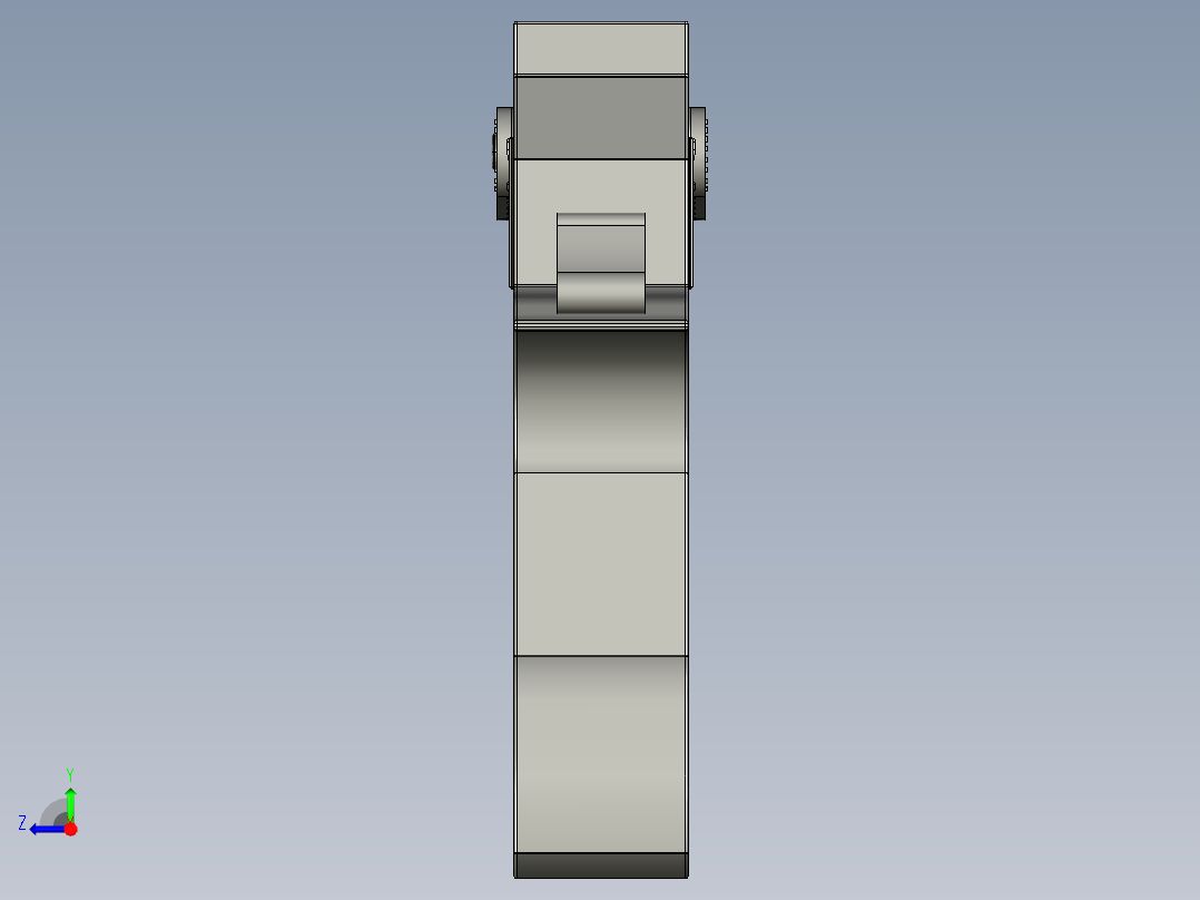 solidworks 活塞枪右视图