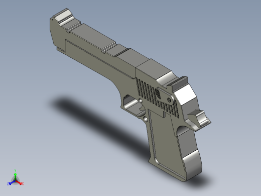 solidworks 活塞枪正等轴测缩略图