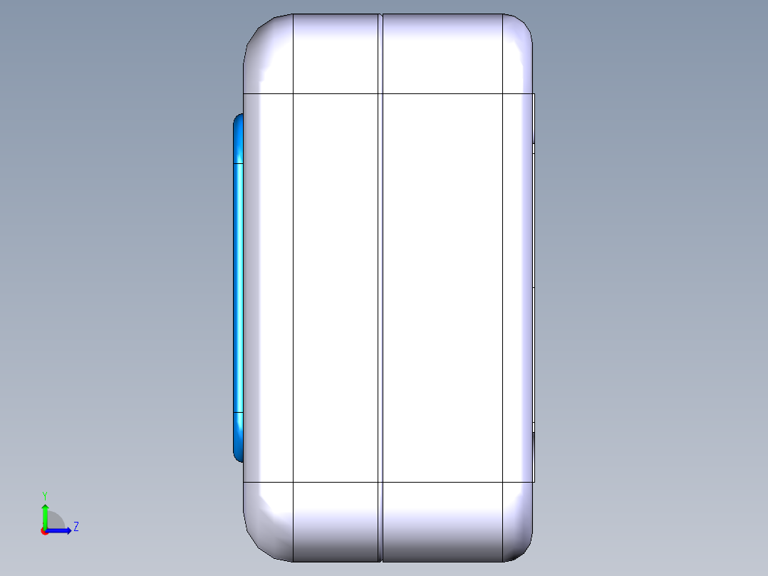国标插座左视图