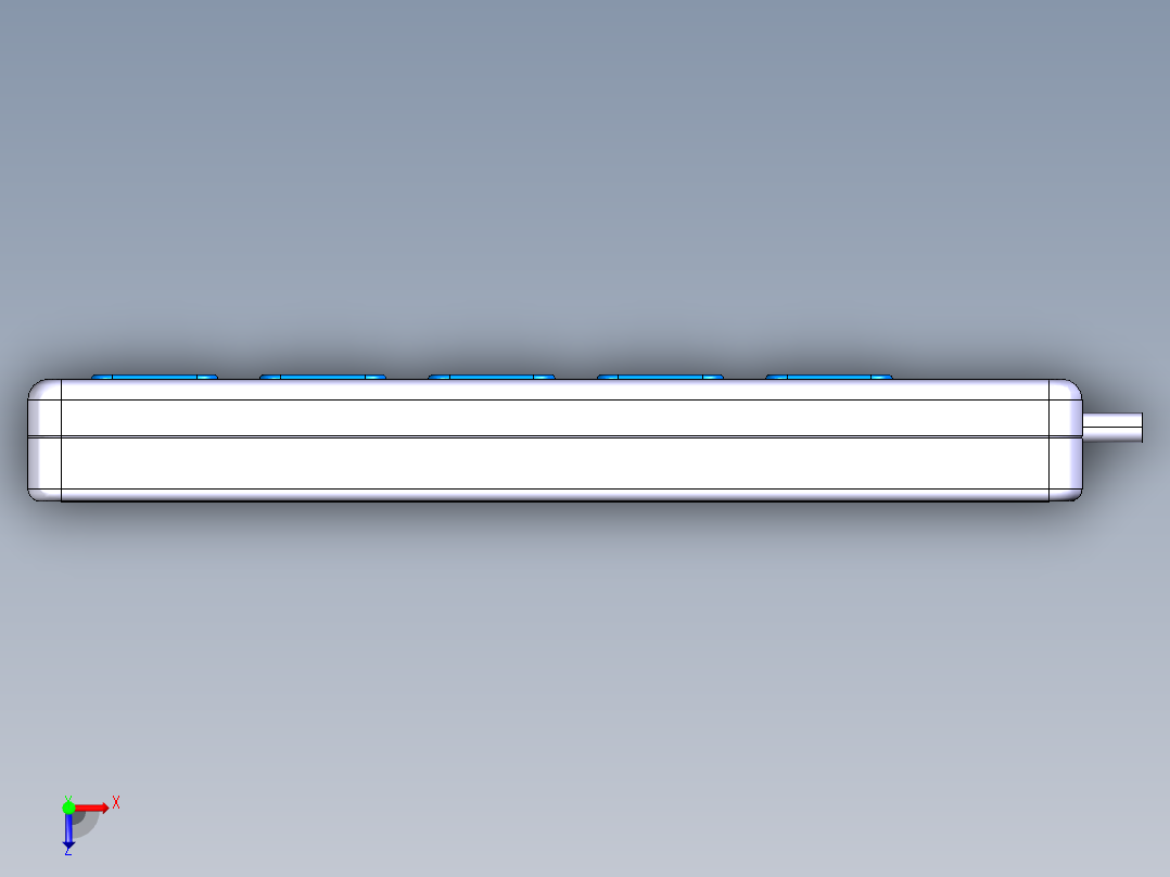国标插座俯视图