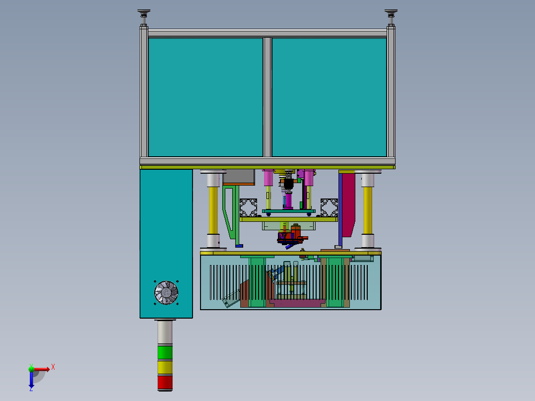 MOC泵性能测试俯视图