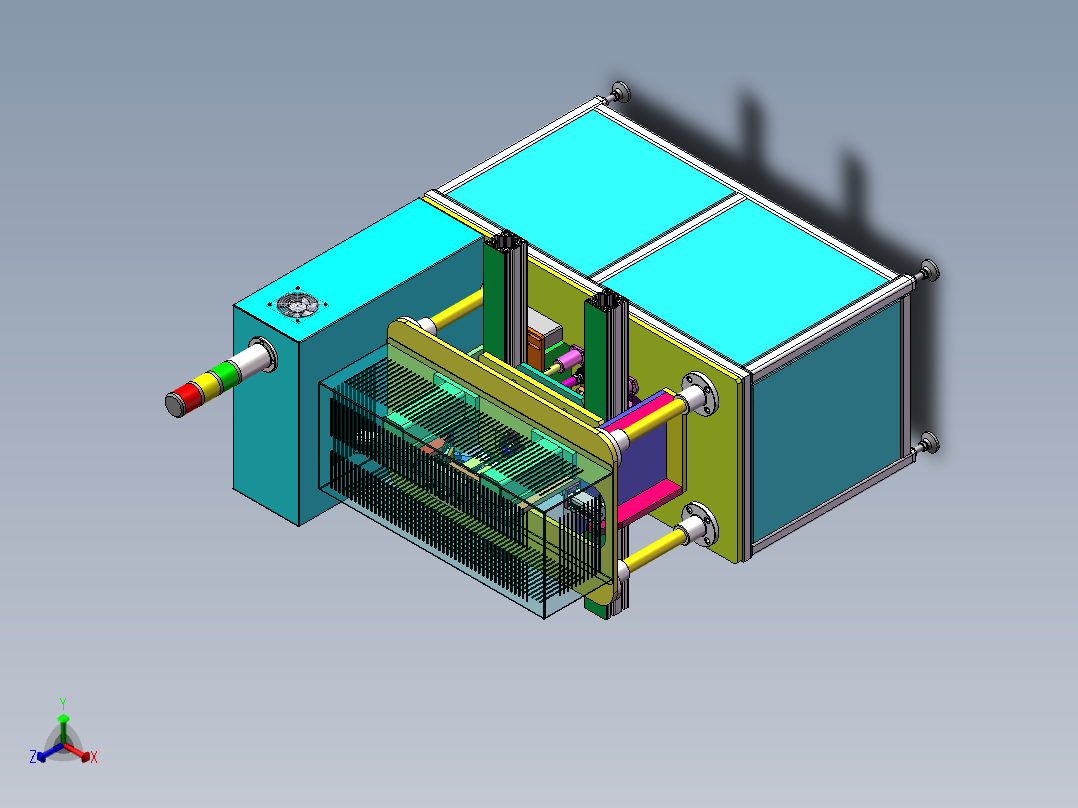 MOC泵性能测试正等轴测图