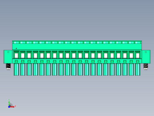 DEGSON 15EDG（公头） 3.5mm 螺钉锁紧，插拔式接线端子 FullPack-15EDGKBM-3.5-20P-14-00AH前视缩略图