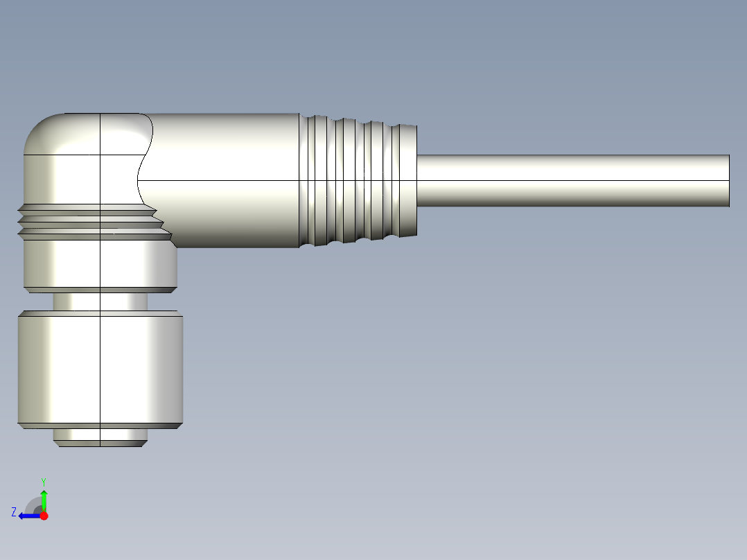 基恩士OP-75722_2_kc图纸模型右视图