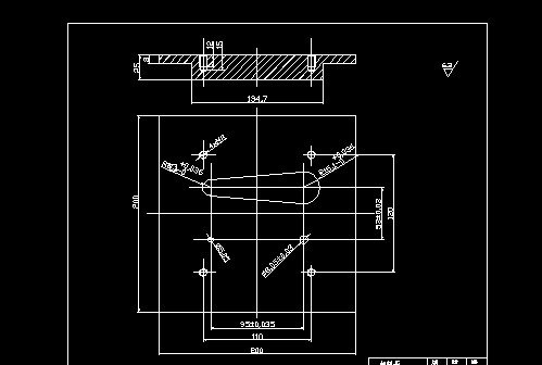 手柄冲孔落料级进模全套CAD图纸 机械设计CAD图纸DWG图纸缩略图