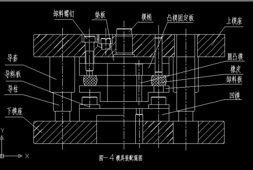 手柄冲孔落料级进模全套CAD图纸 机械设计CAD图纸DWG图纸缩略图