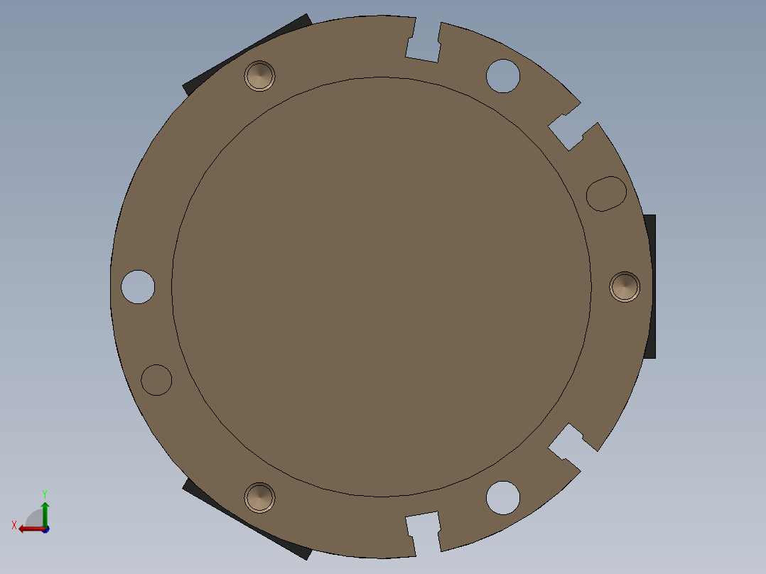 三抓气缸MHS3-80后视图