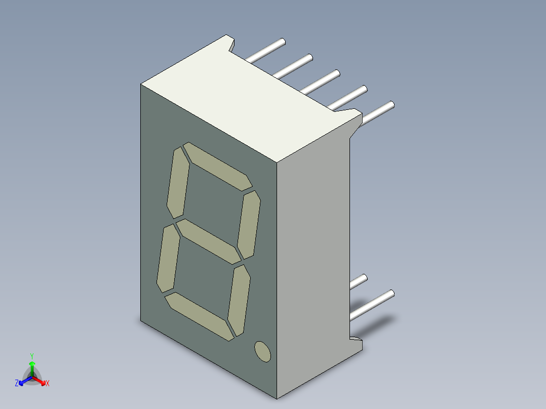 光电元件封装-SA56-21正等轴测图