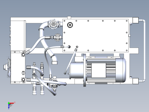 液压动力装置俯视缩略图
