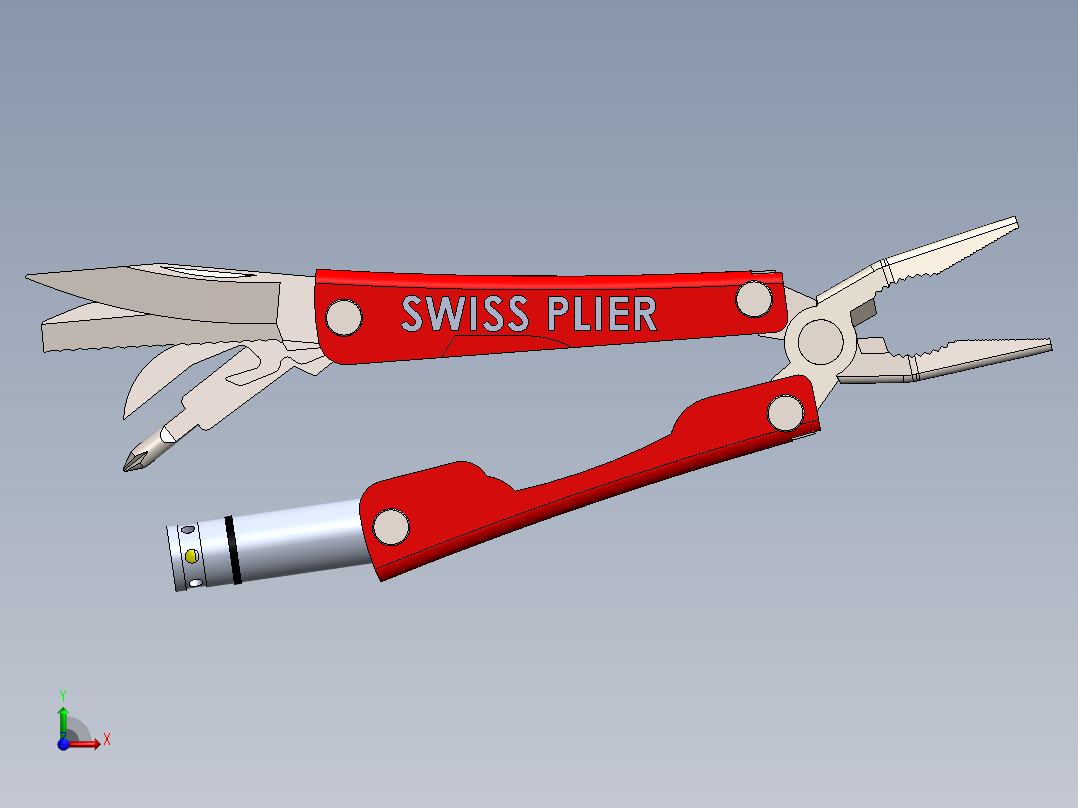 钳子 (37)前视图