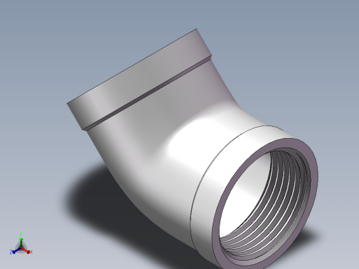 弯头-45°等径 DN25