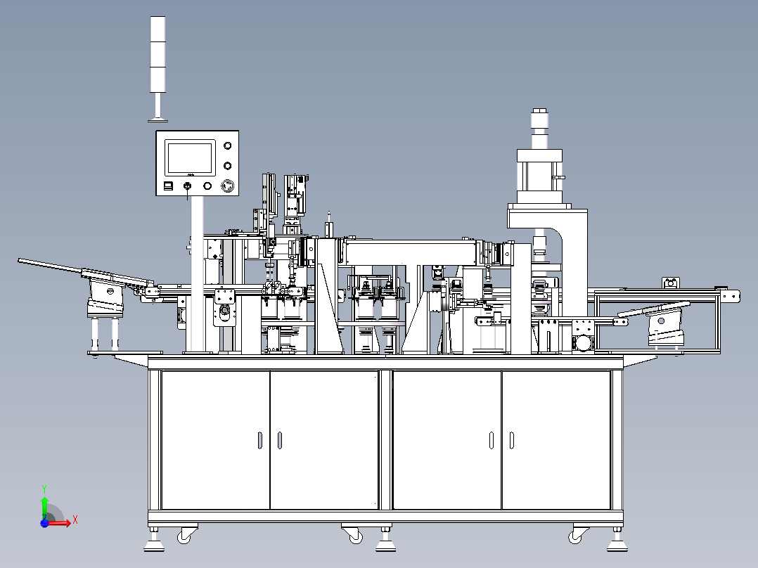 自动设备总装配体-E前视图