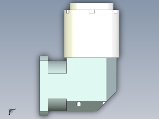 直齿孔ZPLE160-L2 35-114.3-200-M12.stp俯视缩略图