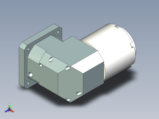 直齿孔ZPLE160-L2 35-114.3-200-M12.stp正等轴测缩略图