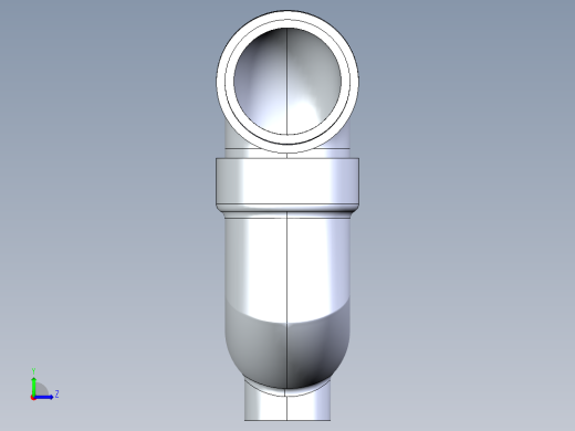 船舶管路系统S26_SeaDrainPLUS_TrapCleanout-SxS_37E171902_2in Sea Drain Plus - P-TrapCleanout-SxS左视缩略图