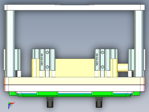 TP501-A笔记本CNC工装夹具三维模型-CNC2-0713俯视缩略图