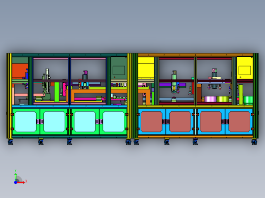 电路板散热片的自动装配设备前视缩略图