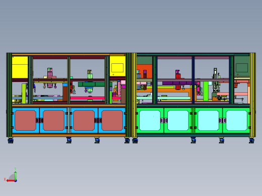 电路板散热片的自动装配设备后视缩略图