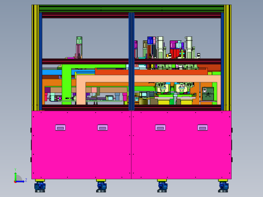 电路板散热片的自动装配设备左视缩略图