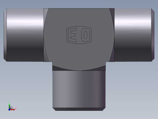 AC+AD 三通接头 T、AC-12LL前视缩略图