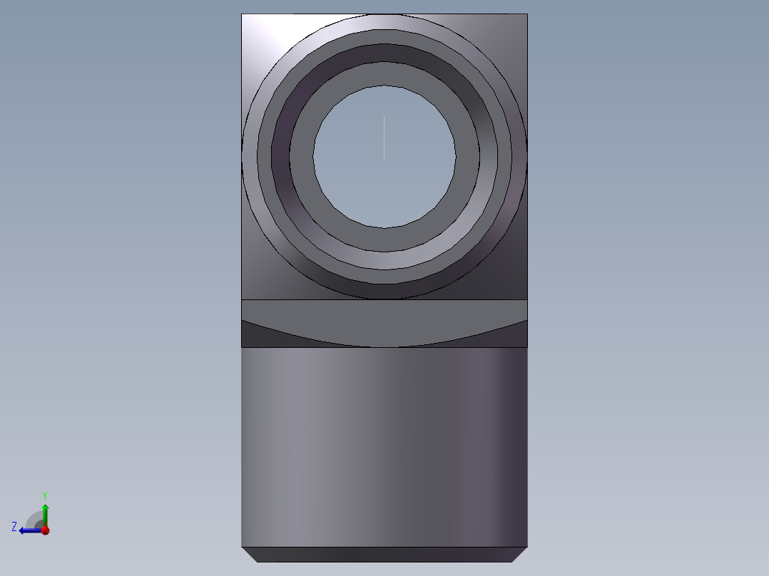 AC+AD 三通接头 T、AC-12LL右视图