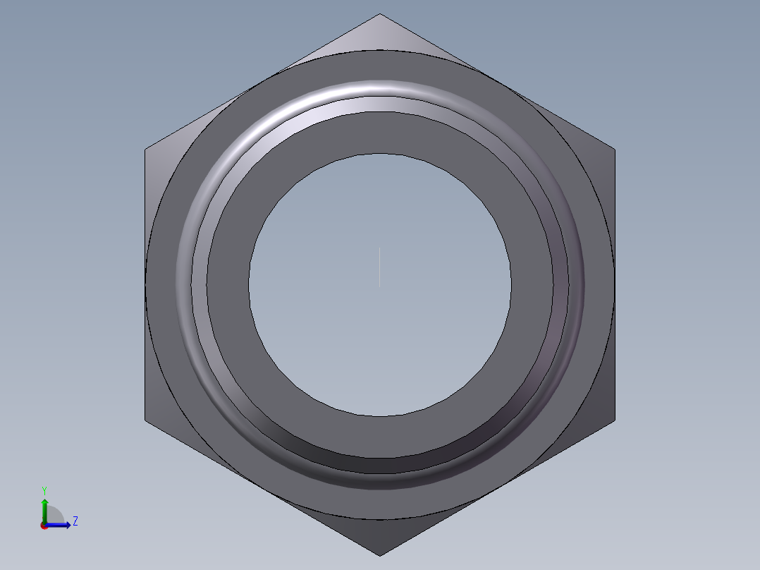 公制螺纹O圈密封、1CH-36-33左视图