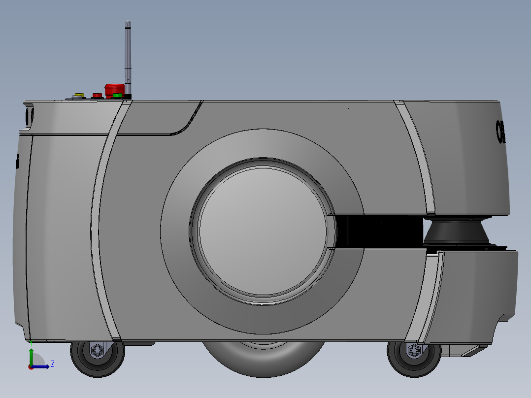 AGV小车、AGV(138)左视图