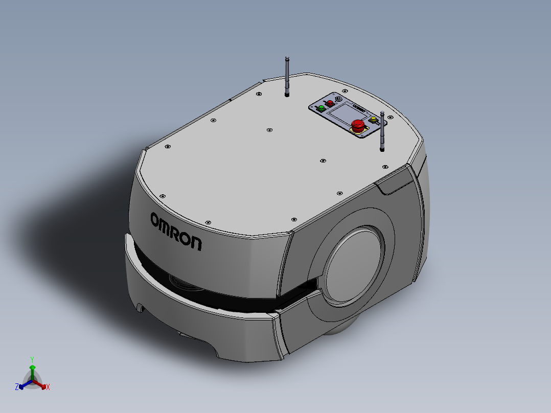 AGV小车、AGV(138)正等轴测图