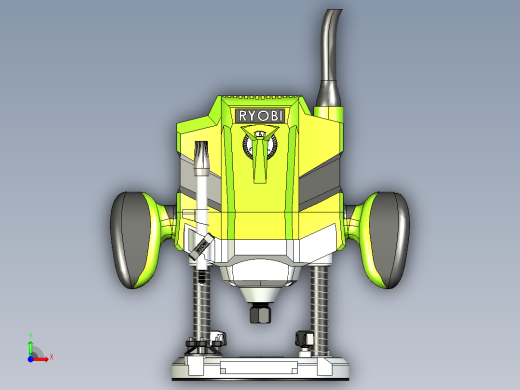 B2004490-Ryobi ERT 1400 RV型槽锯前视缩略图