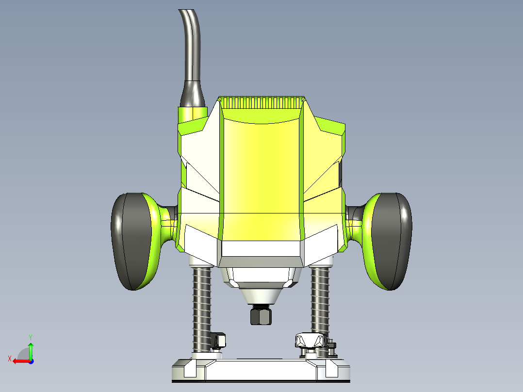 B2004490-Ryobi ERT 1400 RV型槽锯后视图