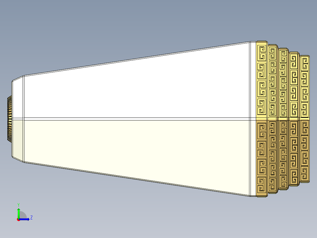 超炫白酒瓶左视图