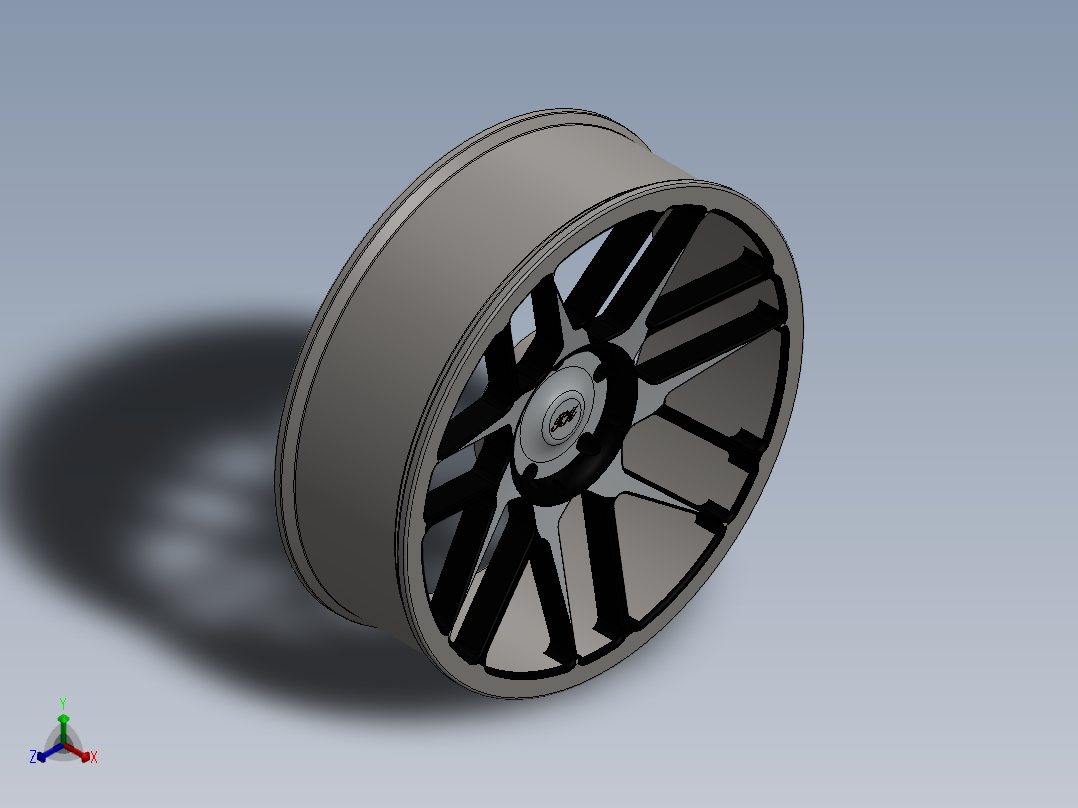 TK13.0.1轮辋.zip正等轴测图