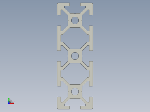 铝合金型材 HFS5_2060前视缩略图